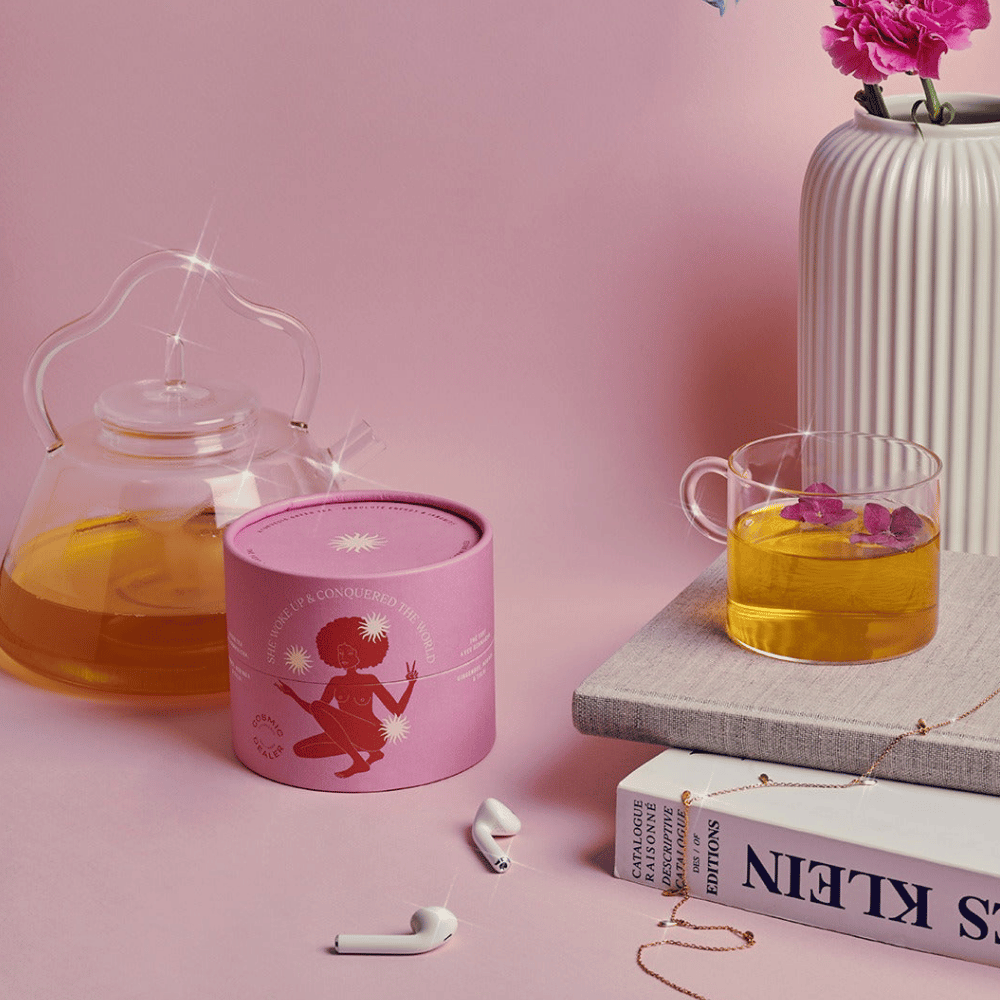 Cosmic Dealer – Genmaicha Ginger & Tulsi energizáló tea (80 g)